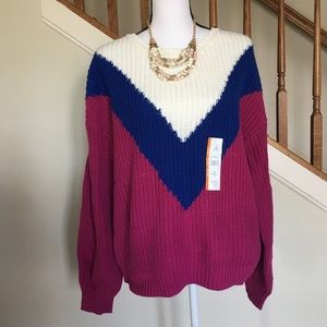 Chevron sweater women
